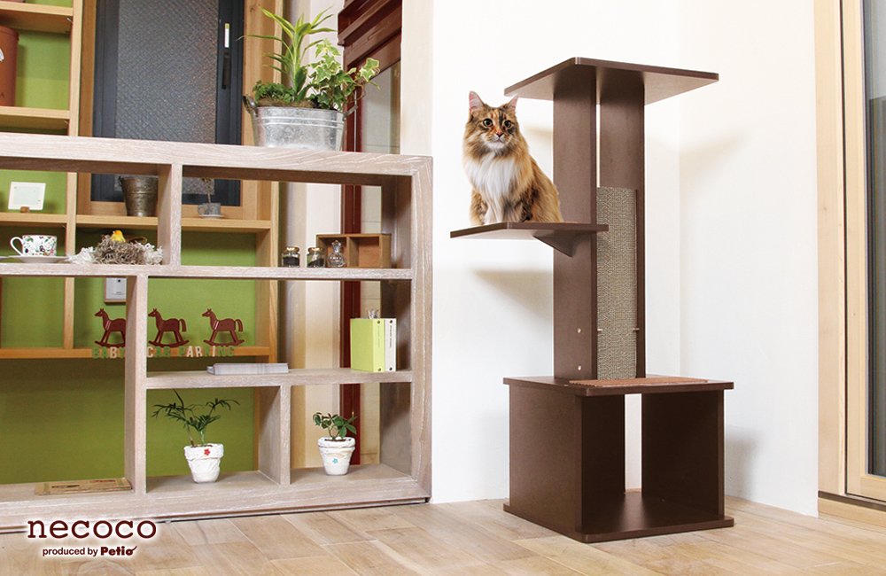 Petio necoco キャットリビングタワーの商品イメージ